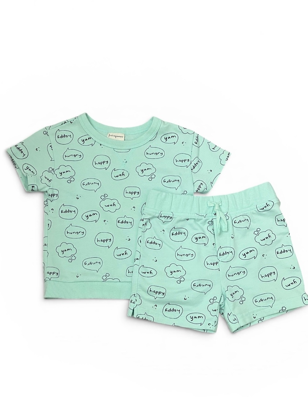 First Impressions Mint Green Short Set - Size 24 Months